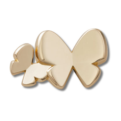 Jibbitz Gold Butterfly Duo