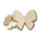 Jibbitz Gold Butterfly Duo