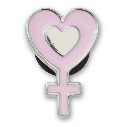 Jibbitz Silver Female Symbol