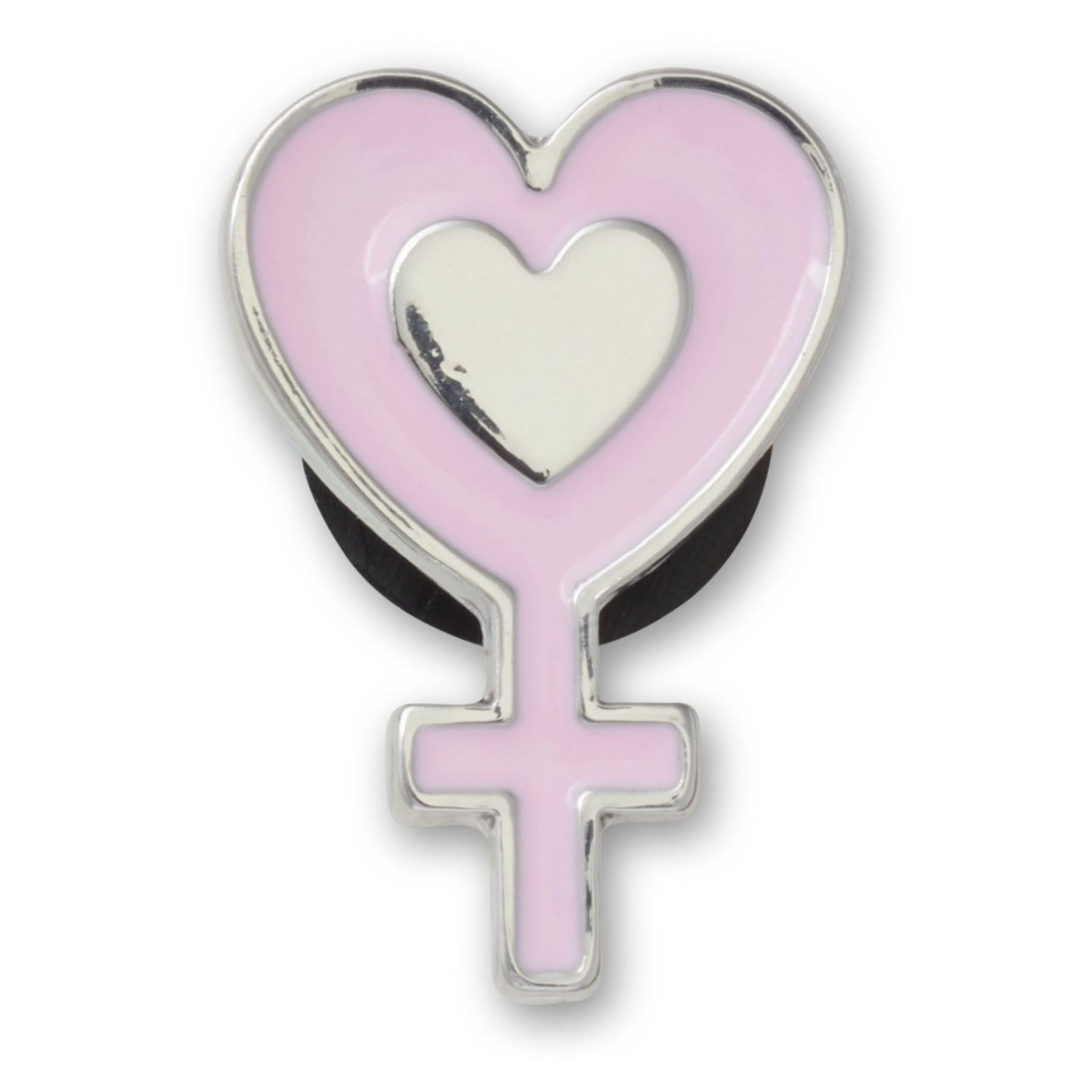 Jibbitz Silver Female Symbol Unisex Multi