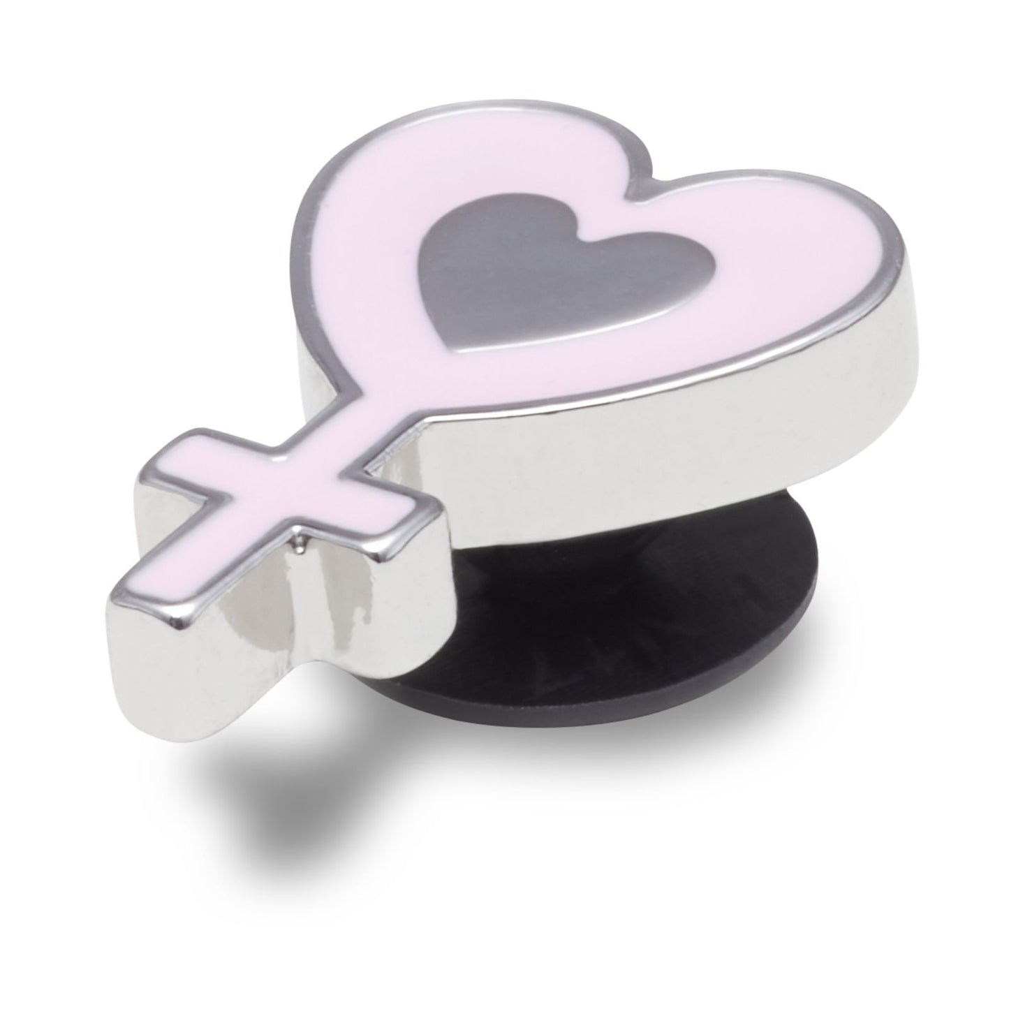 Jibbitz Silver Female Symbol