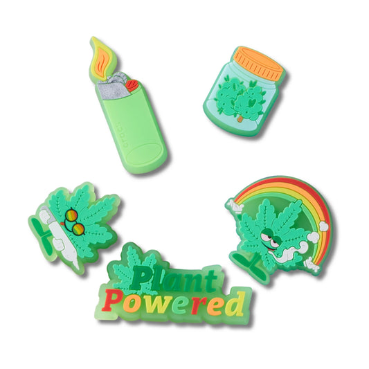 Hemp Plant Powered 5 Pack Jibbitz