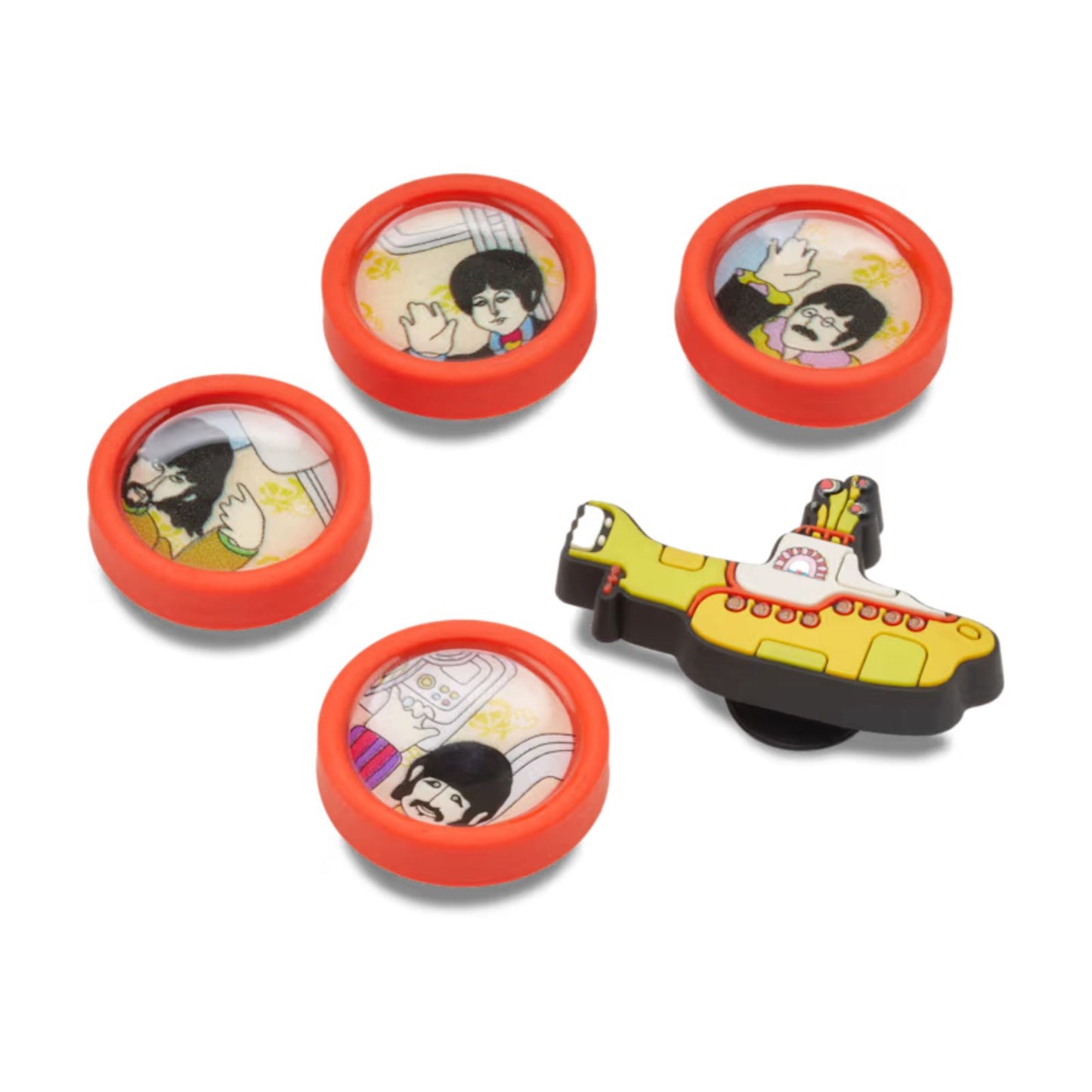 Jibbitz Yellow Sub Window 5 Pack