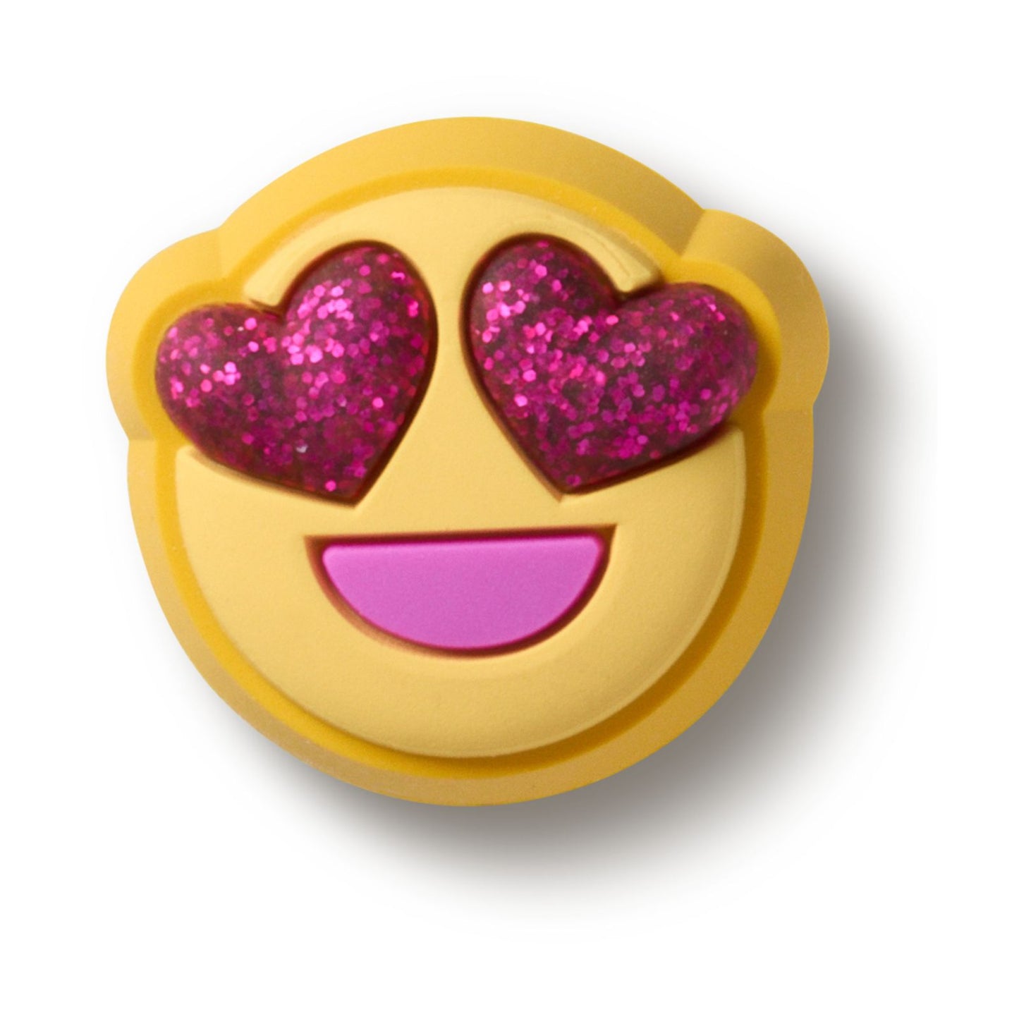 Glitter Heart Eyes Face Unisex Multi Jibbitz