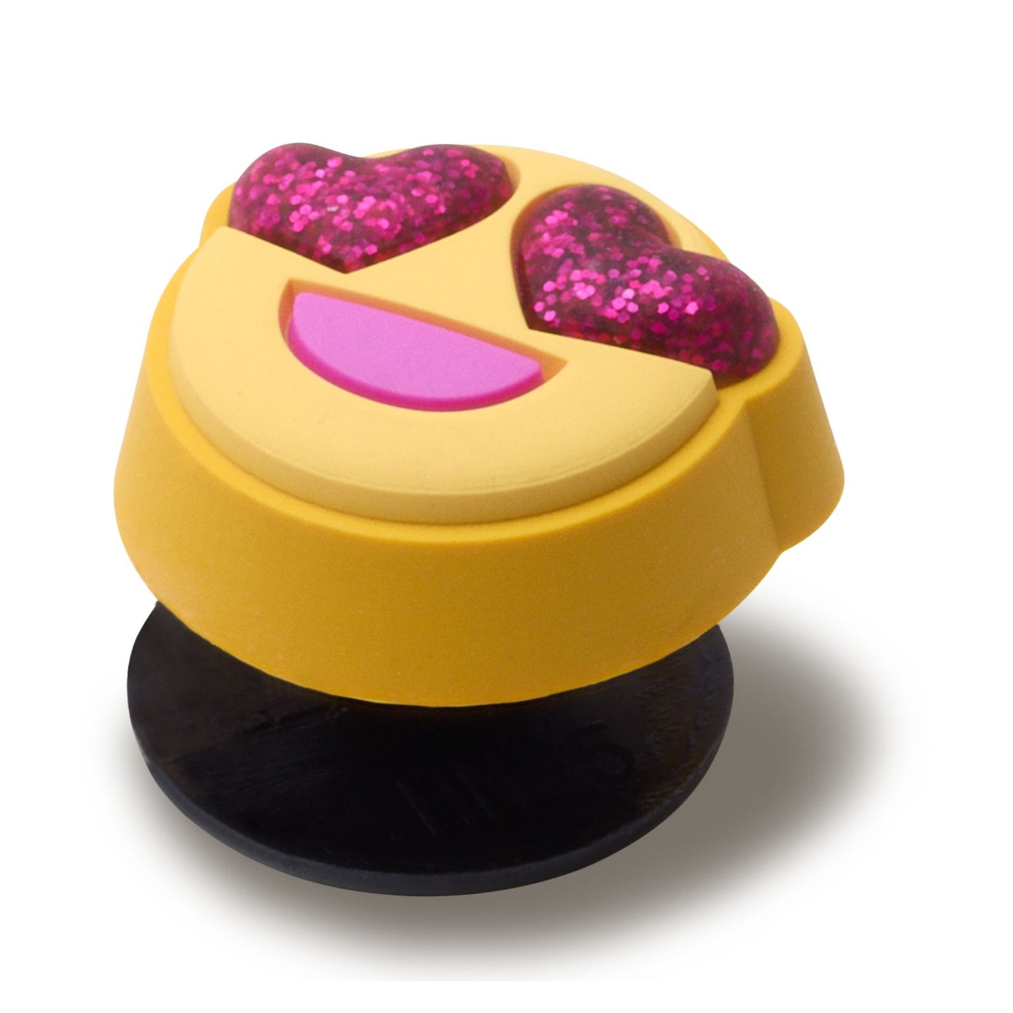 Glitter Heart Eyes Face Unisex Multi Jibbitz