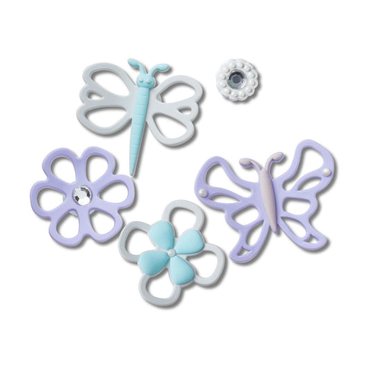 Cutout Kids 5 Pack Unisex Multi Jibbitz