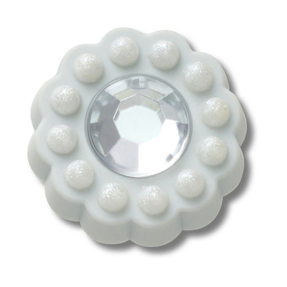 Jibbitz Tiny Blue Circle Gem