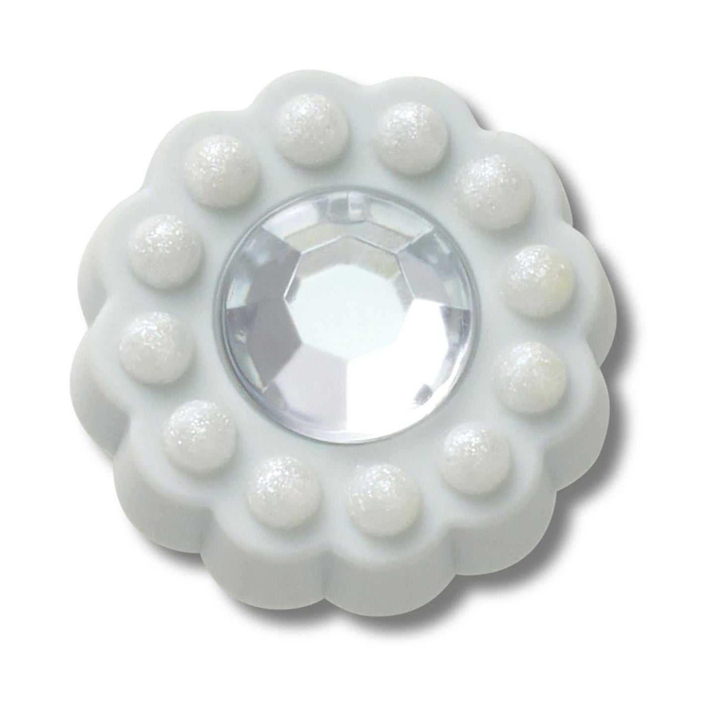 Jibbitz Tiny Blue Circle Gem Unisex Multi