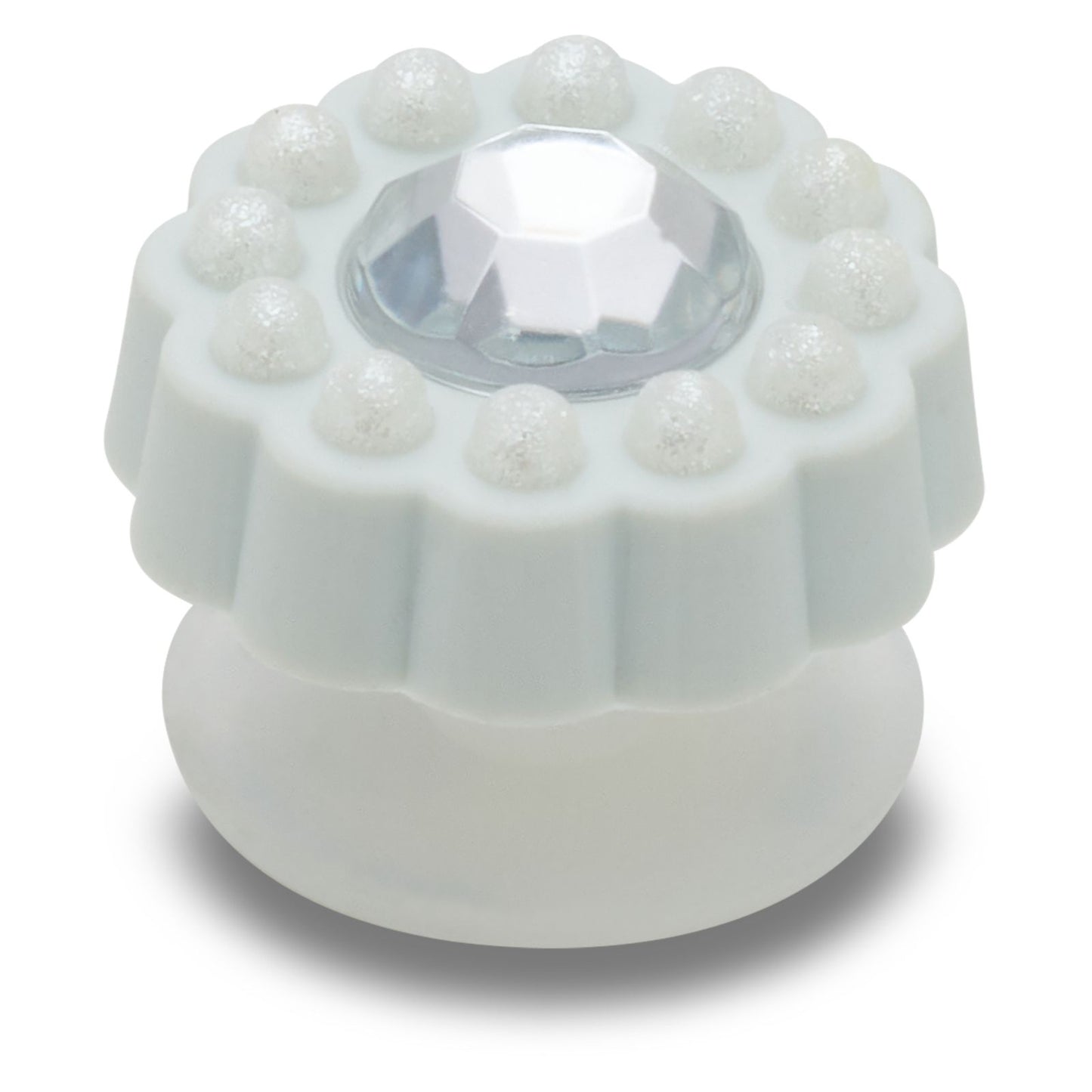 Jibbitz Tiny Blue Circle Gem