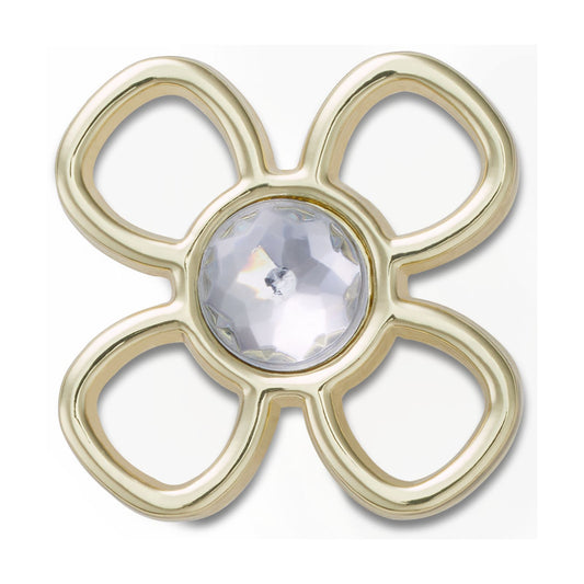 Jibbitz Cutout Gold Flower