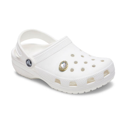 Jibbitz Tiny White Circle Gem Unisex Multi