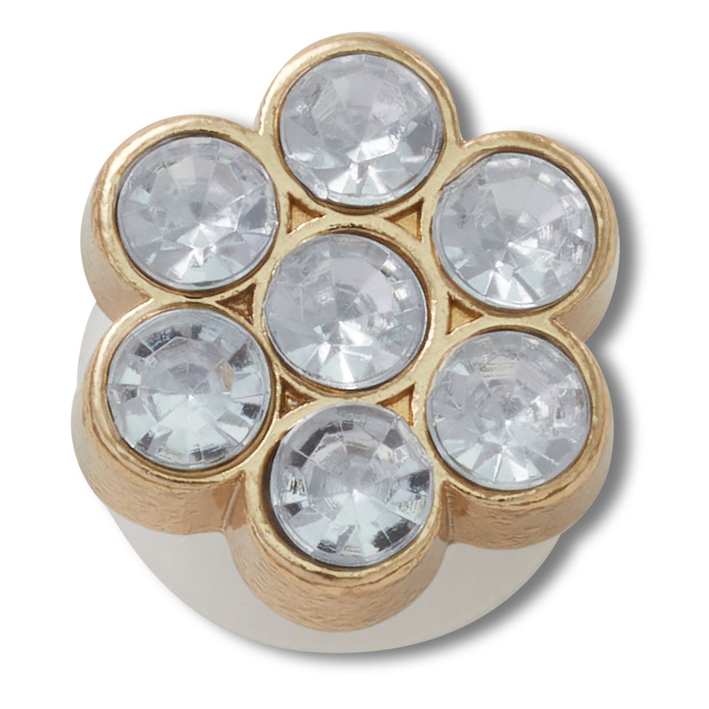 Jibbitz Tiny Silver Gem Flower