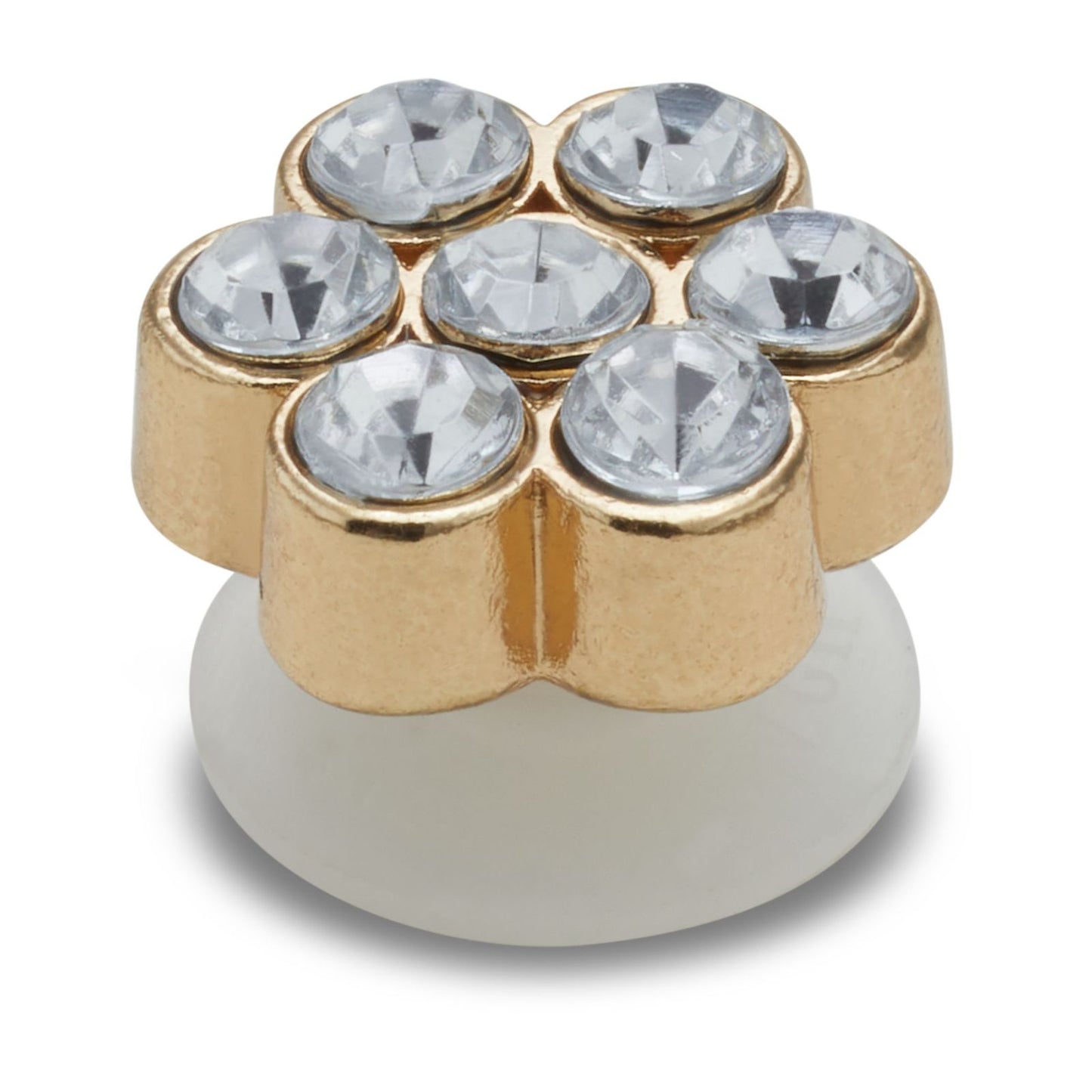 Jibbitz Tiny Silver Gem Flower Unisex Multi