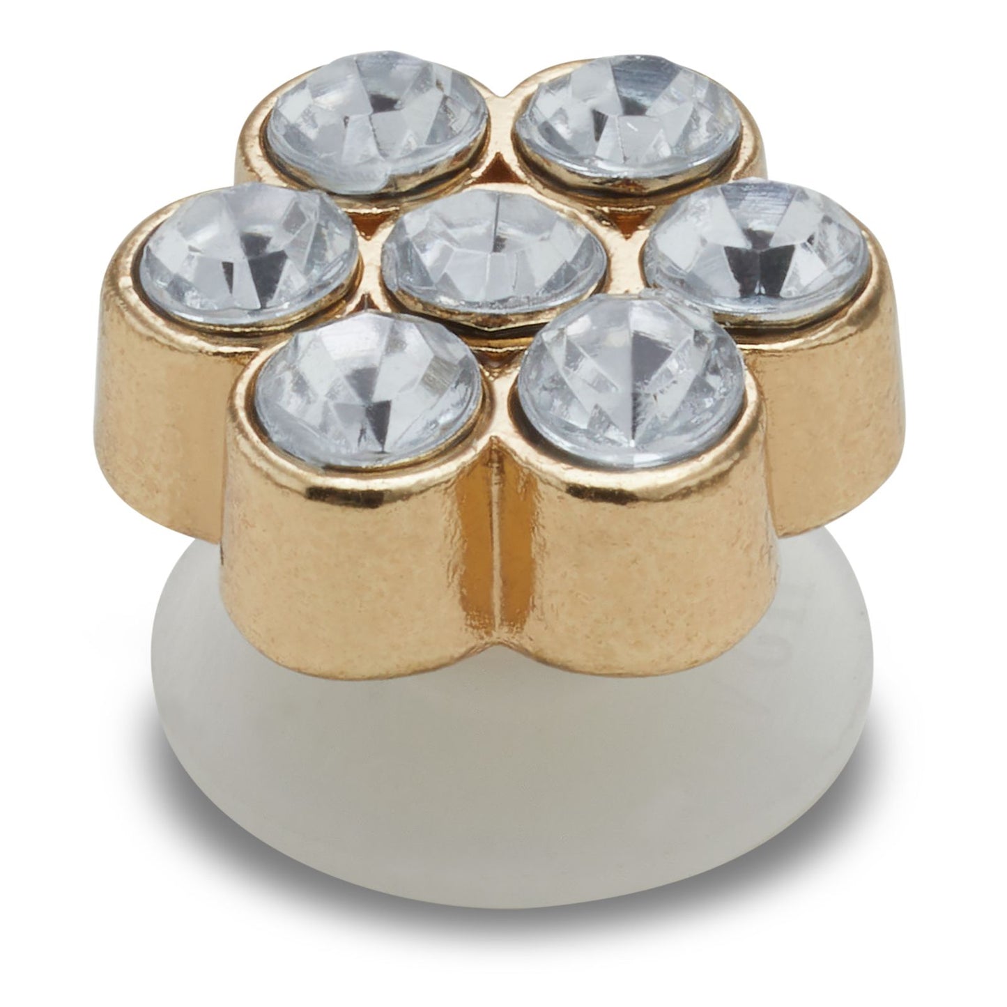 Jibbitz Tiny Silver Gem Flower