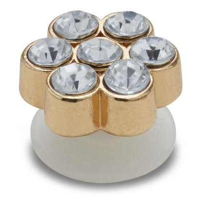 Jibbitz Tiny Silver Gem Flower