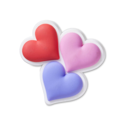 Jibbitz Pride Heart Trio Unisex Multi