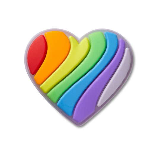Jibbitz Pride Rainbow Heart Unisex Multi