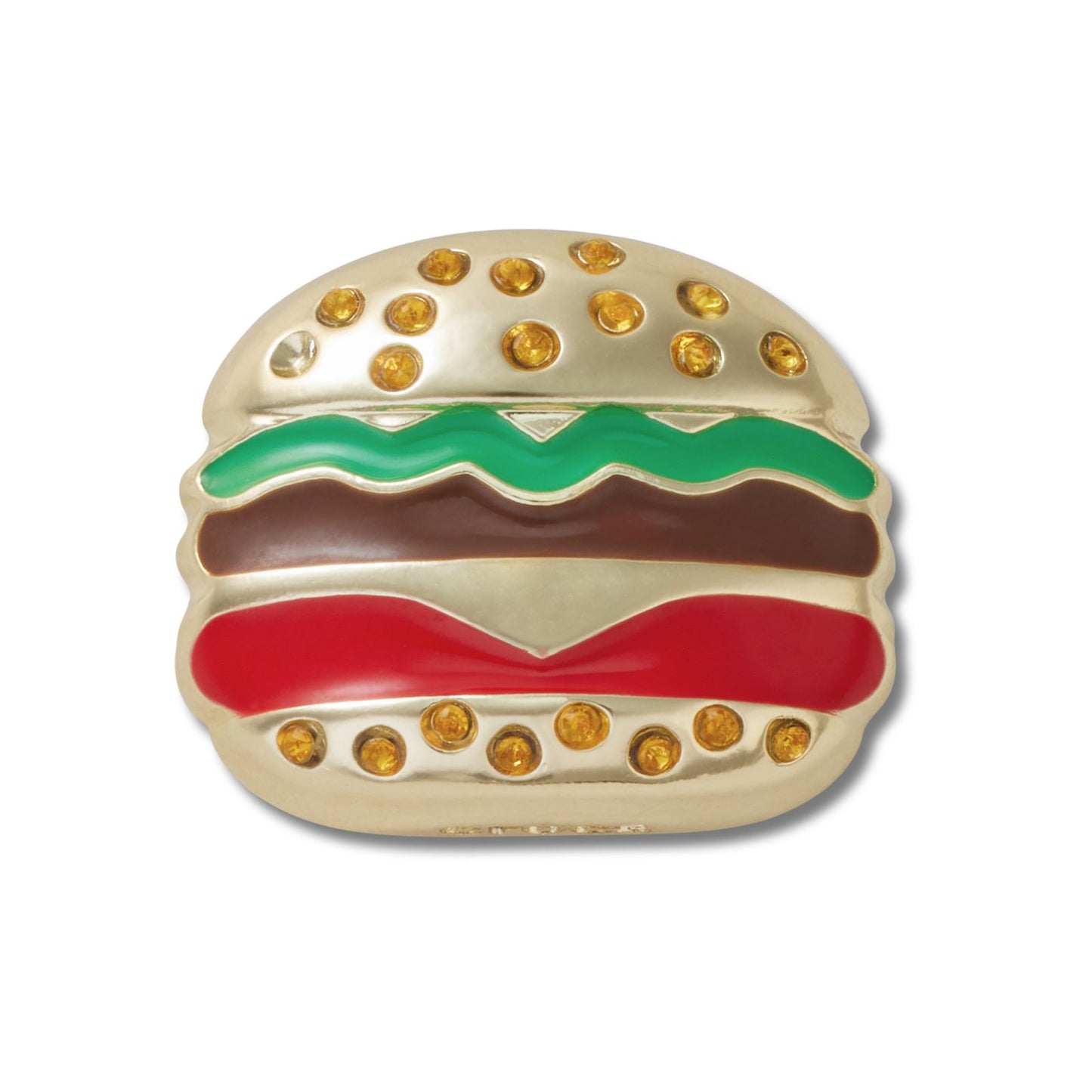 Jibbitz Gold Burger Unisex Multi