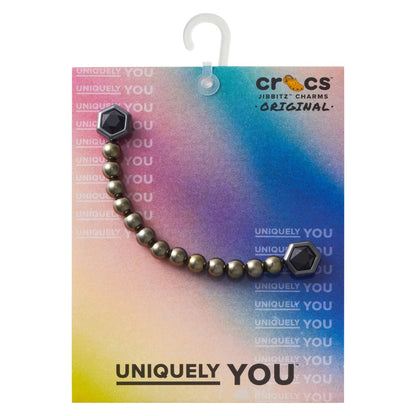 Punk Gunmetal Chain Unisex Multi Jibbitz