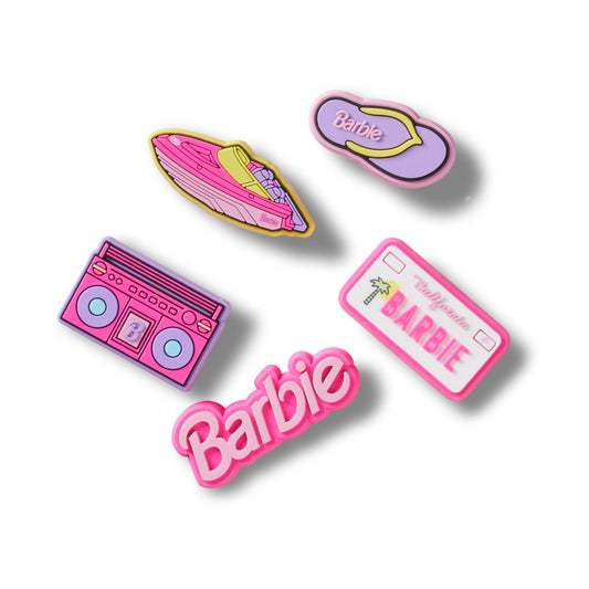 Barbie Retro 5 Pck Unisex Multi Jibbitz