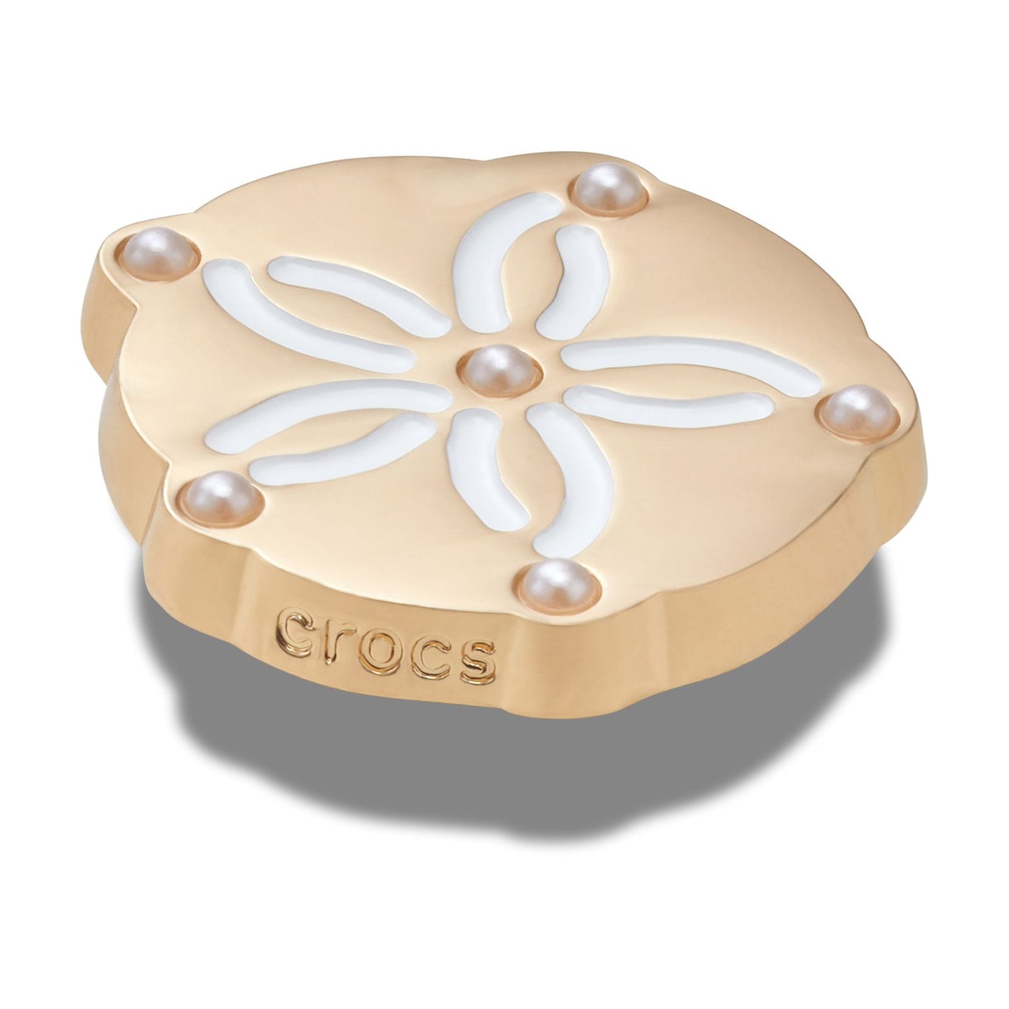 Gold Sand Dollar Unisex Multi Jibbitz