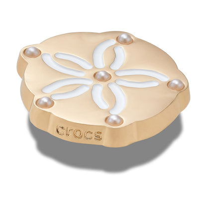 Gold Sand Dollar Unisex Multi Jibbitz