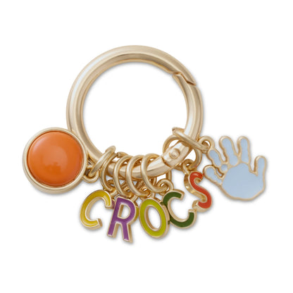Crafted Crocs Ring Keychain Jibbitz