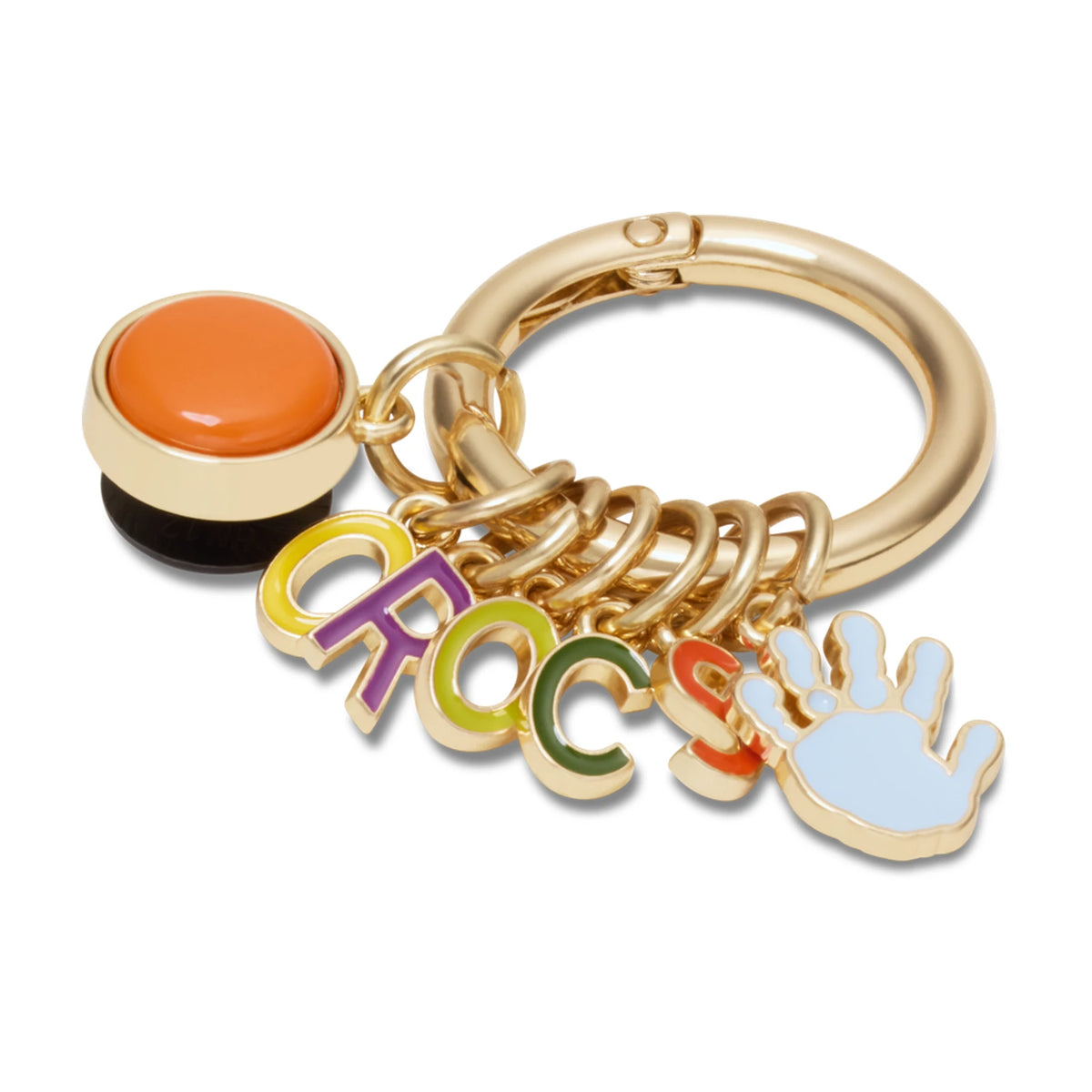 Crafted Crocs Ring Keychain Jibbitz