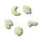 Glow In The Dark Space 5 Pack Multi Unisex Jibbitz