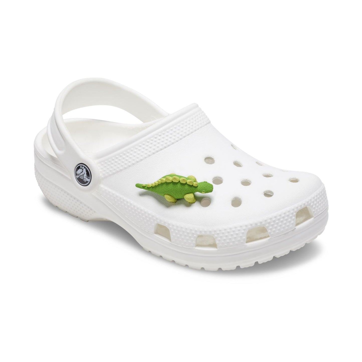 3d Green Dino With Scales Unisex Multi Jibbitz