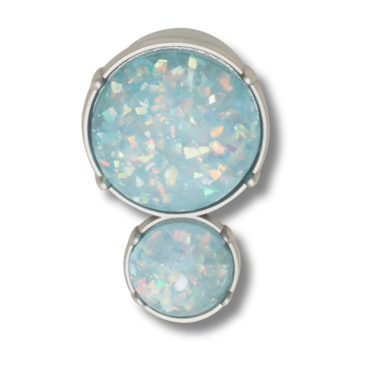 Opalescent Smt Dbl Gem Jibbitz