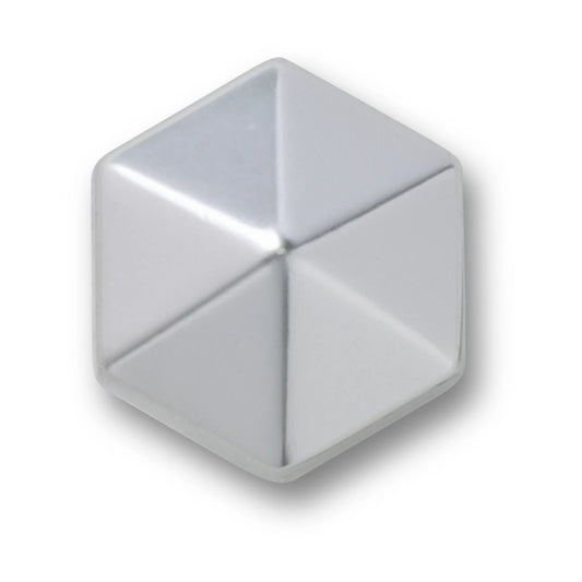 Silver Hexagon Stud Jibbitz