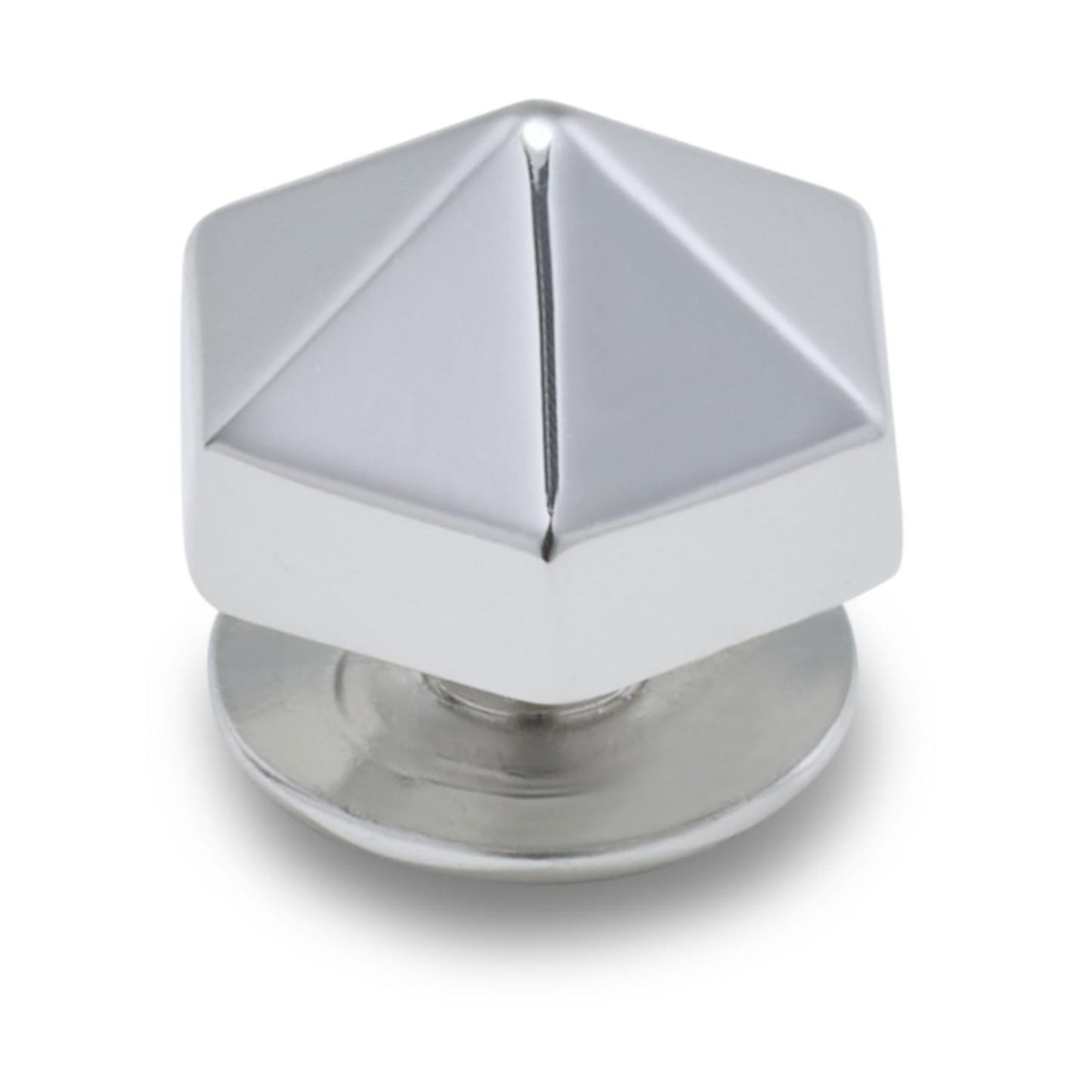 Silver Hexagon Stud Jibbitz