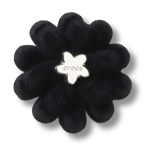 Black Velvet Flower 1 Jibbitz