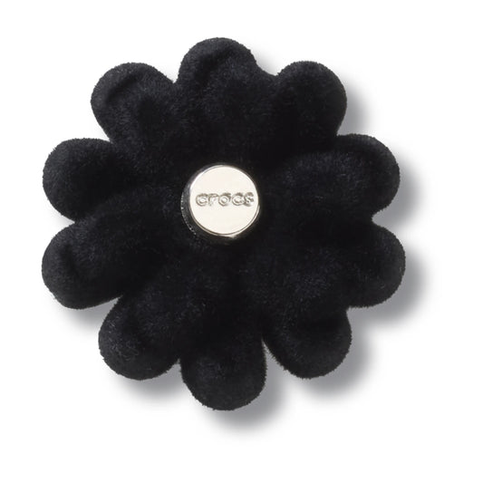 Black Velvet Flower 3 Jibbitz