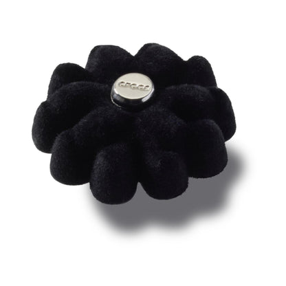 Black Velvet Flower 3 Jibbitz
