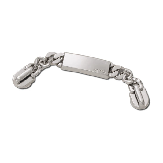 Silver Tag Chain Jibbitz