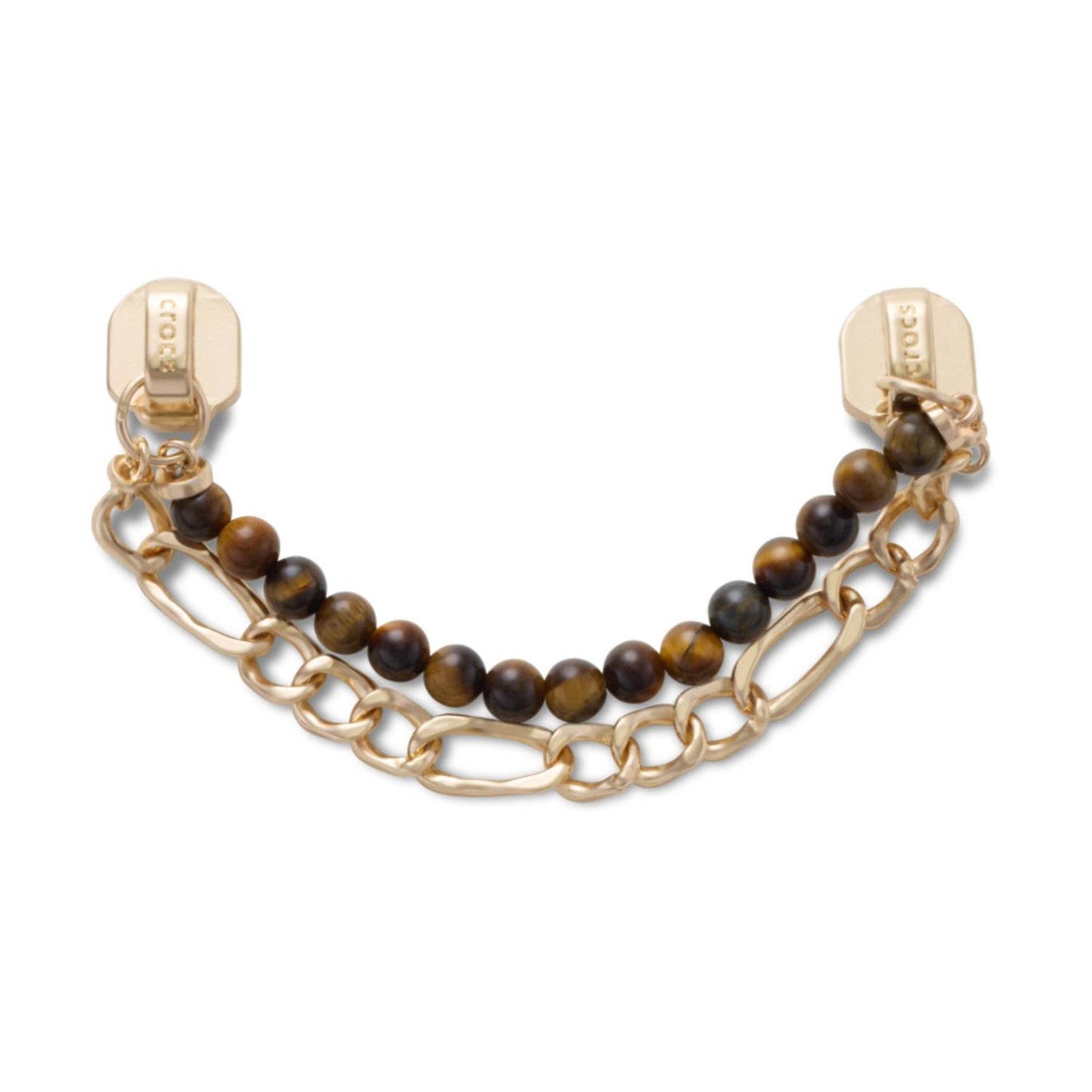Gold Double Tortoise Chain Jibbitz
