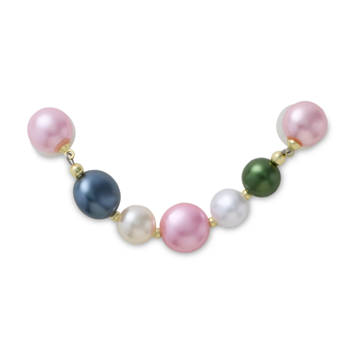 Multi Colored Pearl Chain Jibbitz