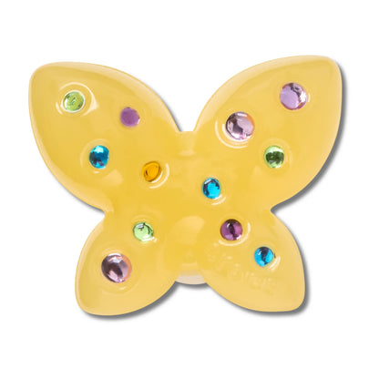 Dainty Gem Yellow Butterfly Jibbitz