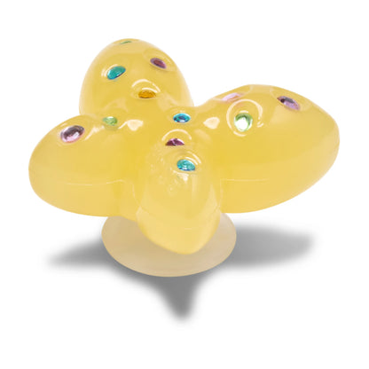 Dainty Gem Yellow Butterfly Jibbitz