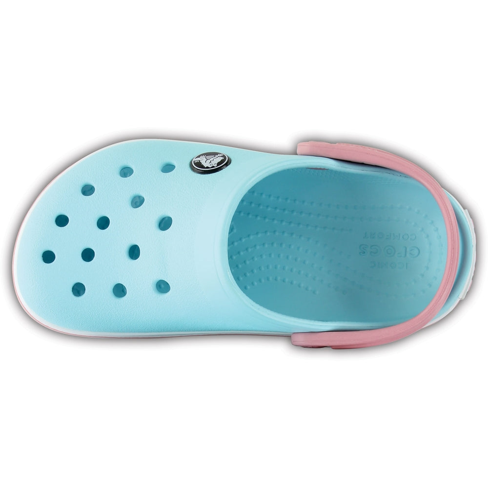 Crocs-204537-4s3-j4 Crocband Clog K Iblu/whi J4 Kids