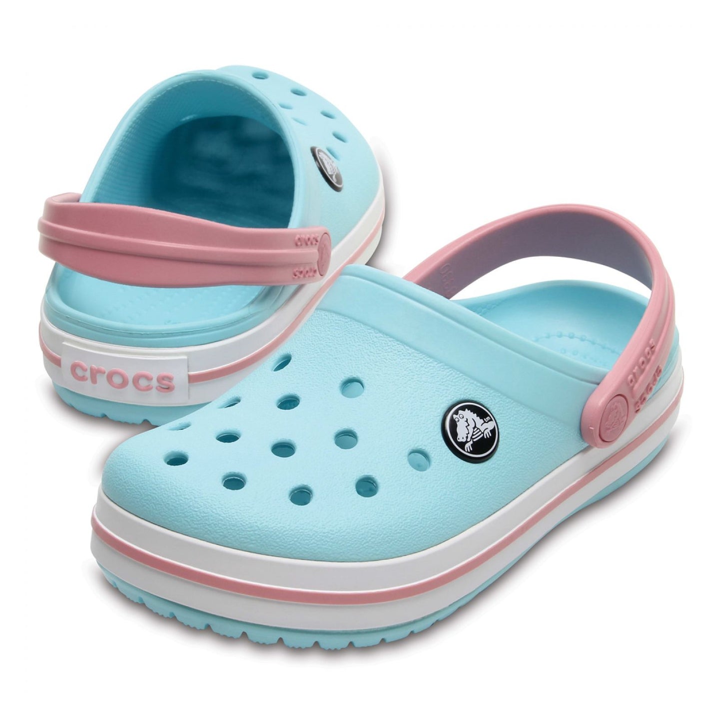Crocs-204537-4s3-j4 Crocband Clog K Iblu/whi J4 Kids