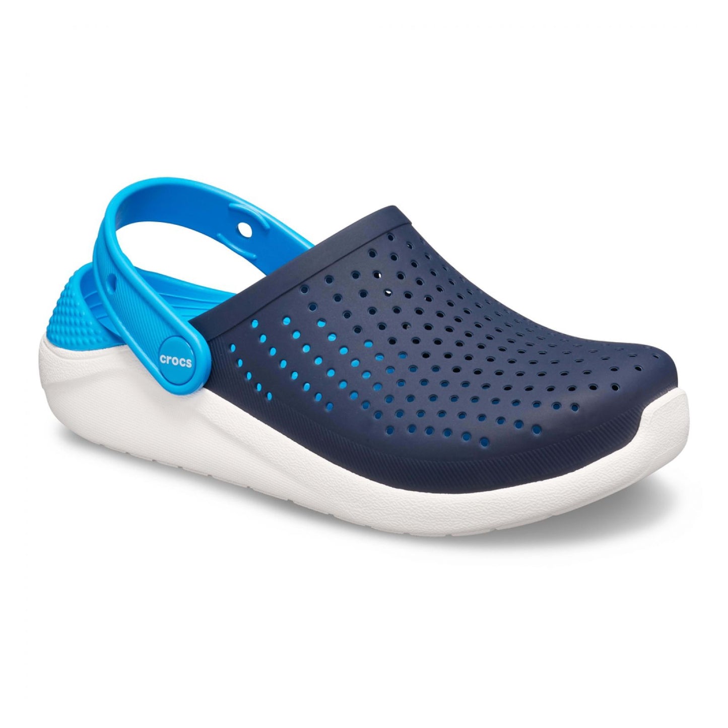 Crocs-205964-462-j2 Literide Clog K Navy/whi J2 Kids