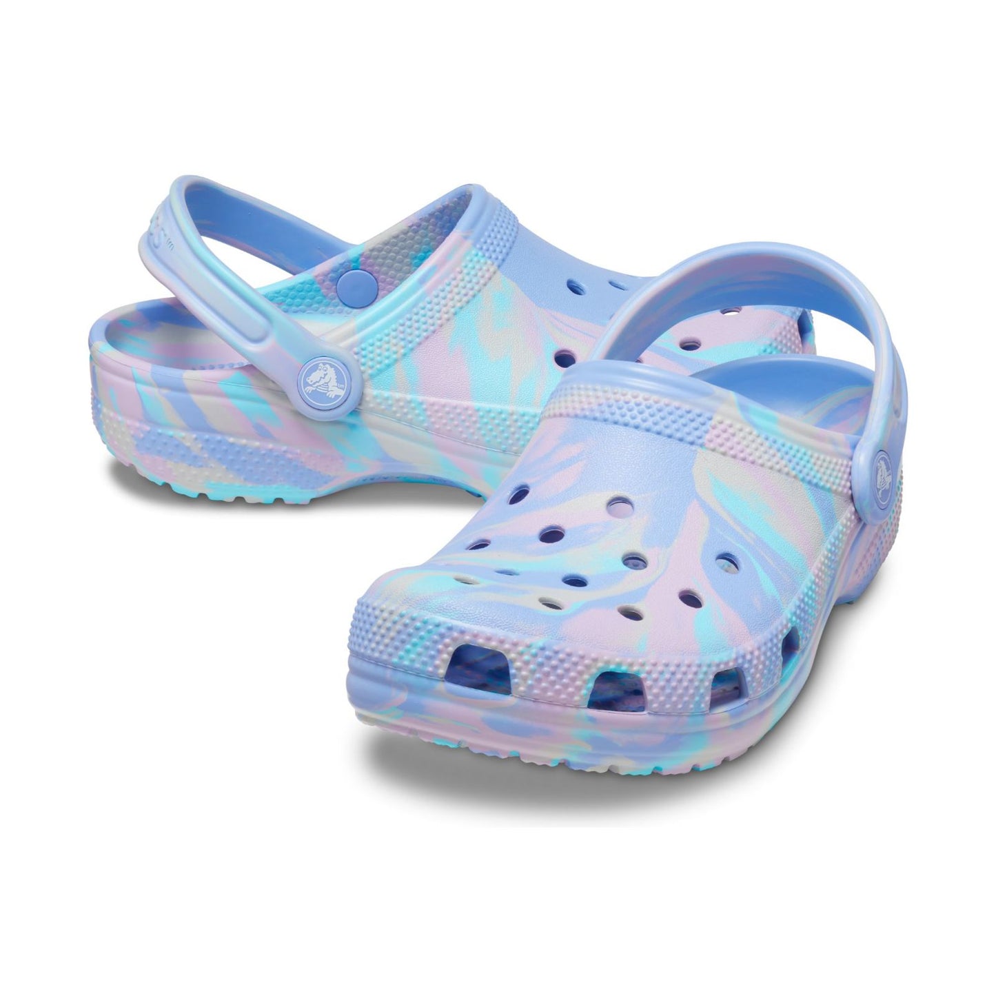 Crocs- 206838-5q7-c9 Classic Marbled Clog T Mnjy/mlt Unisex Adult