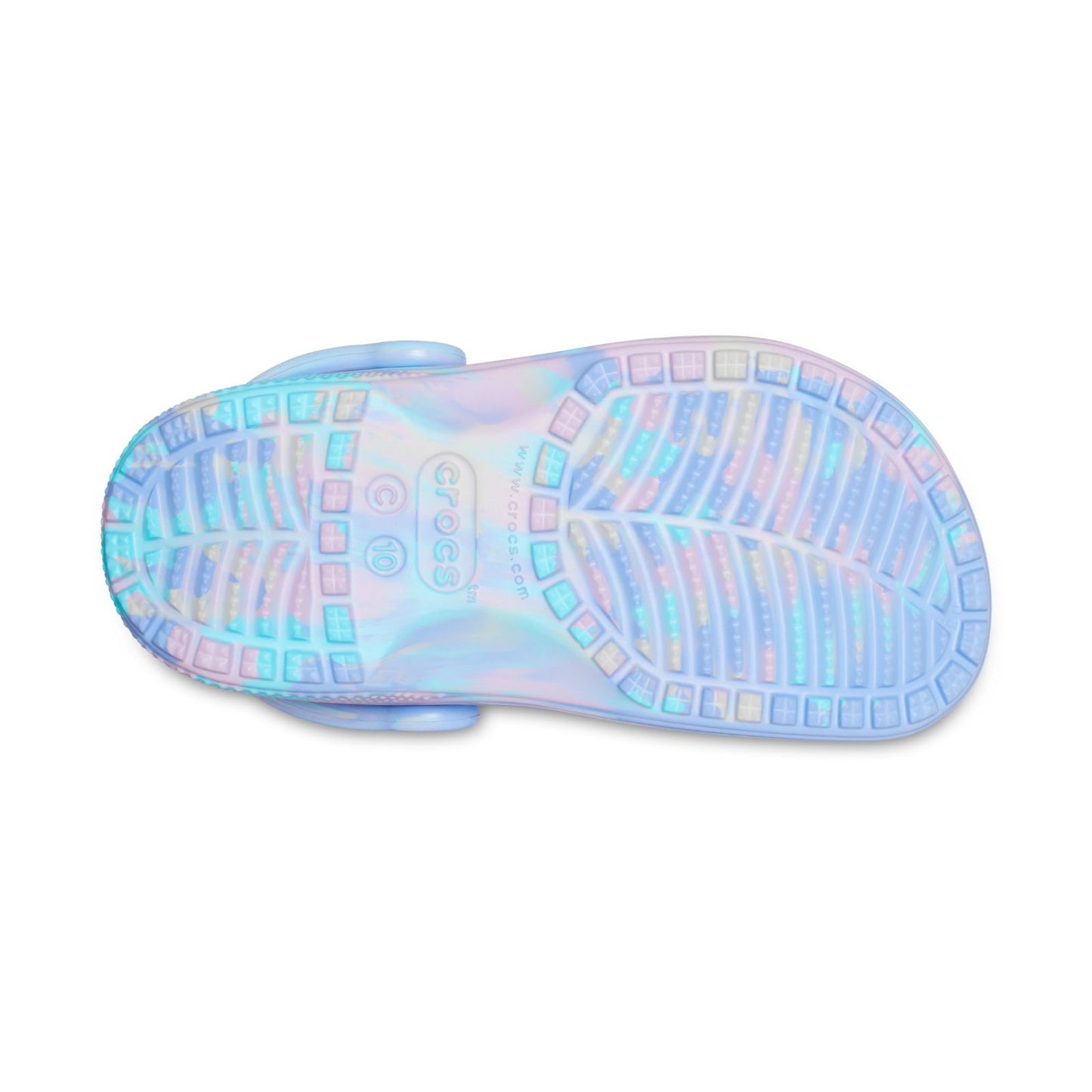 Crocs- 206838-5q7-c9 Classic Marbled Clog T Mnjy/mlt Unisex Adult