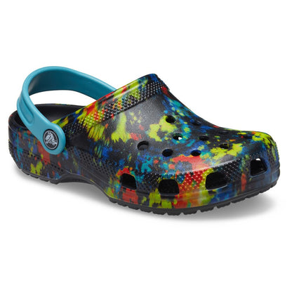 Junior | Classic Tie Dye Graphic Clog