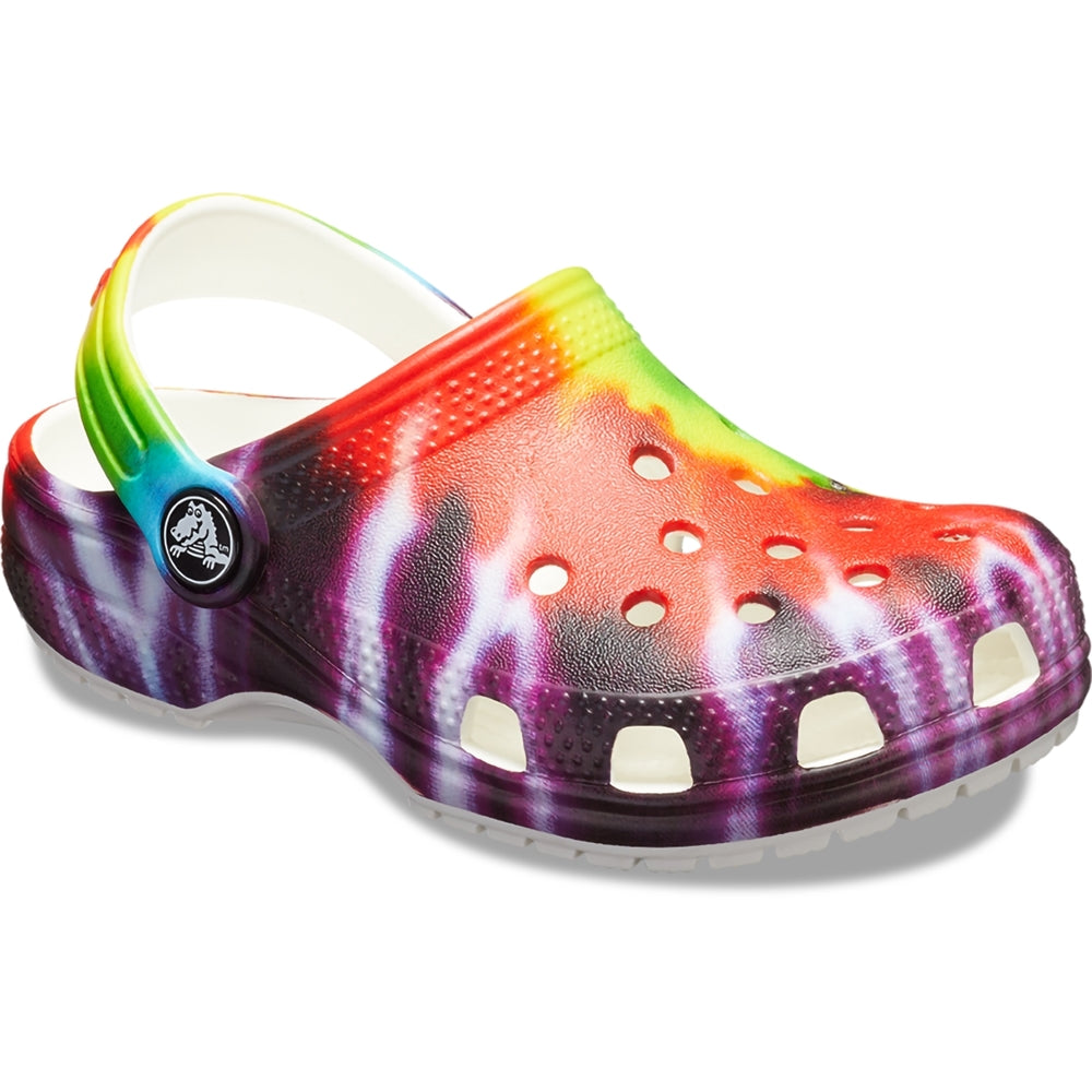 Junior | Classic Tie Dye Graphic Clog