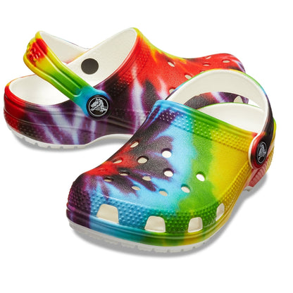 Junior | Classic Tie Dye Graphic Clog