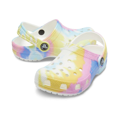 Junior | Classic Tie Dye Graphic Clog